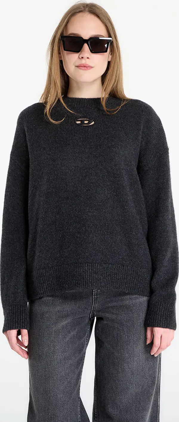 Diesel Pulover DIESEL M-Areeta Knitwear Dark Grey Melange L