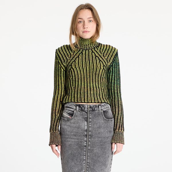 Diesel Pulover Diesel M-Orkid Knitwear Opaline Green L