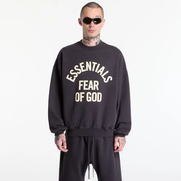 Fear of God Essentials Pulover Fear of God Essentials Campus 90'S Crewneck Sweater Faded Black S