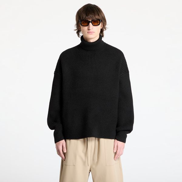 Fear of God Essentials Pulover Fear Of God ESSENTIALS Heavy Waffle Turtleneck Black XXL