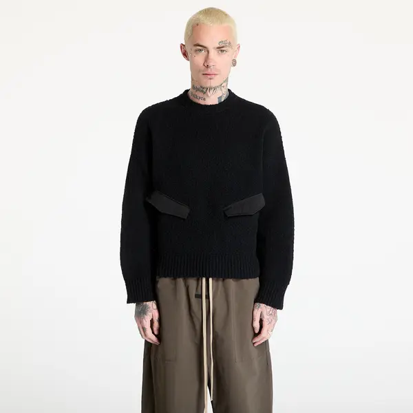 HAL STUDIOS® Pulover HAL STUDIOS® Utility Sweater UNISEX Black S