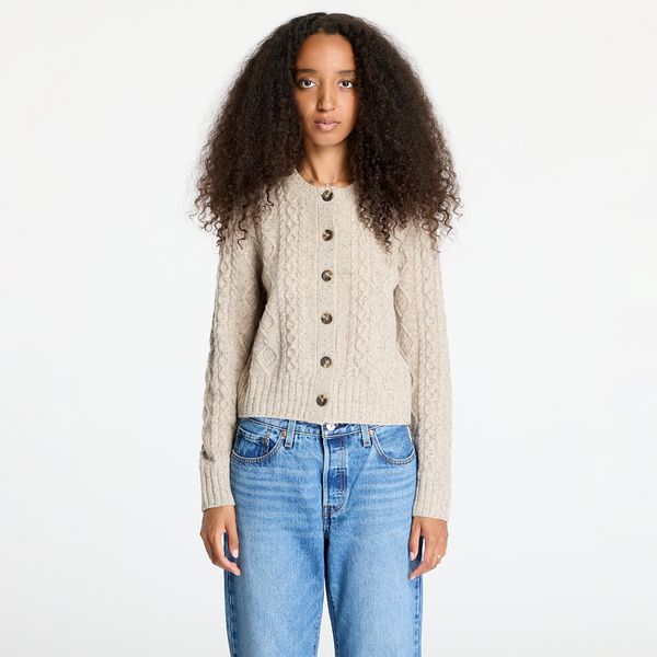 Levi's® Pulover Levi's® Primrose Cable Cardigan Beige L