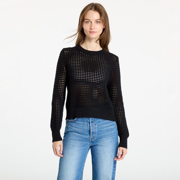 Levi's® Pulover Levi's® Superbloom Crochet Long Sleeve Top Black L