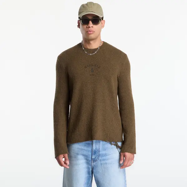 MM6 Maison Margiela Pulover MM6 Crewneck Khaki/ Black Print XL