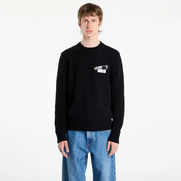 MM6 Maison Margiela Pulover MM6 Maison Margiela Numeric Logo Crewneck Black S