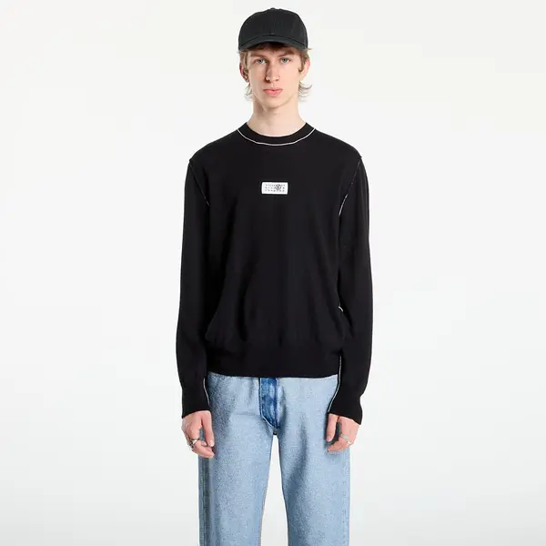 MM6 Maison Margiela Pulover MM6 Wool Jumper Black M
