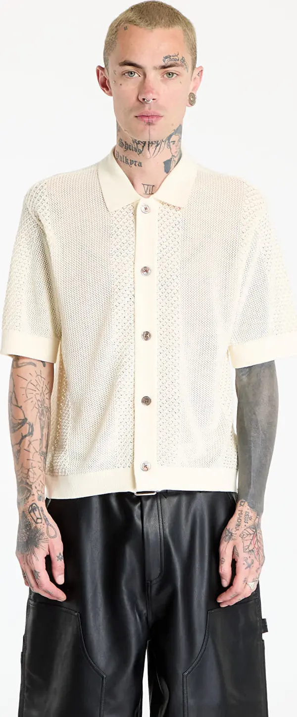 OBEY Clothing Pulover OBEY Evan Sweater Shirt Unbleached M