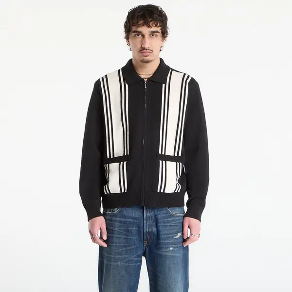 OBEY Clothing Pulover OBEY Matt Zip Up Sweater Black Multi XL