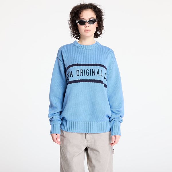 Patta Pulover Patta Original Clothing Knitted Jumper UNISEX Dusty Blue L