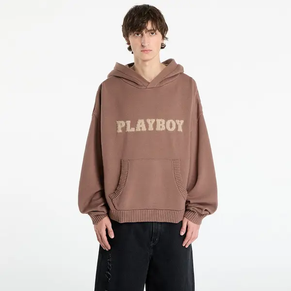 FTSHP Pulover Playboy x FTSHP Sweater Hoodie UNISEX Brown S
