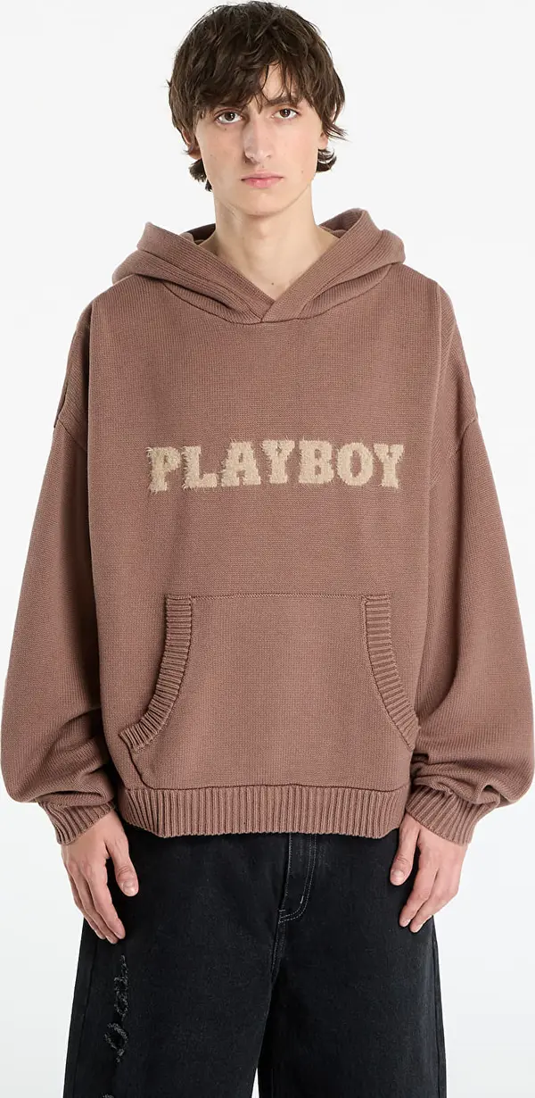 FTSHP Pulover Playboy x FTSHP Sweater Hoodie UNISEX Brown S