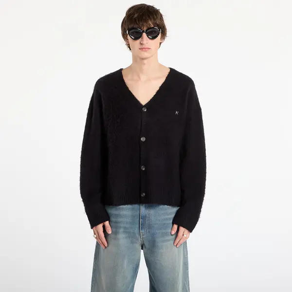REPRESENT Pulover REPRESENT Textured Knit Cardigan Jet Black XL