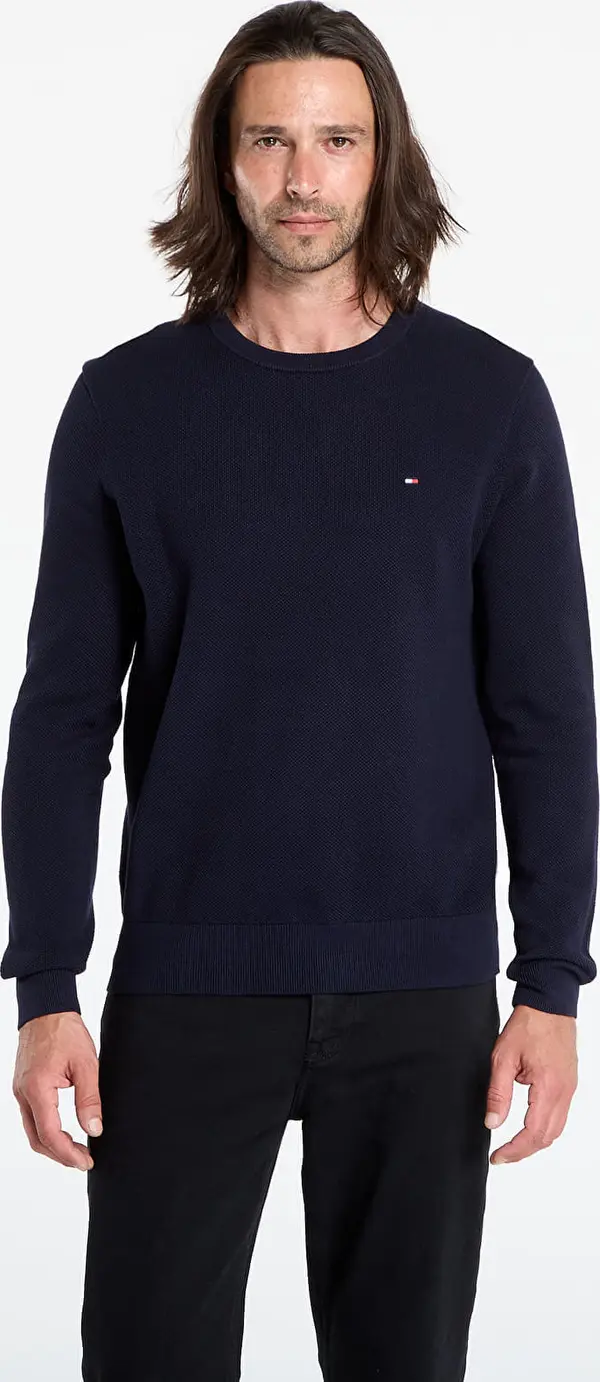 Tommy Hilfiger Pulover Tommy Hilfiger Essential Structure Crew Neck Desert Sky M