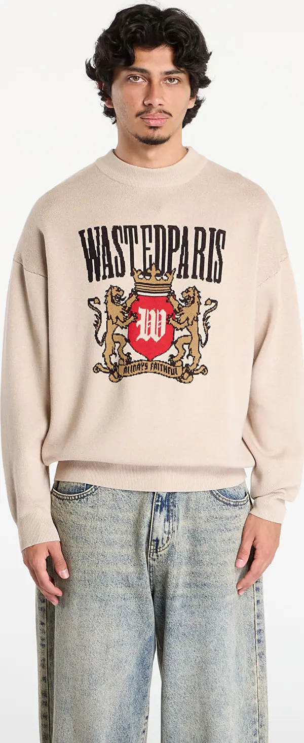 Wasted Paris Pulover Wasted Paris M Crest Sweater Sahara L