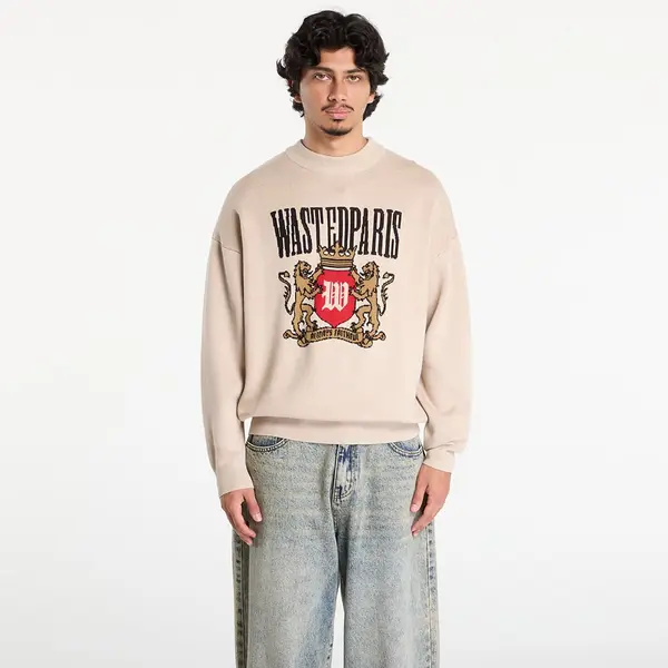 Wasted Paris Pulover Wasted Paris M Crest Sweater Sahara XL