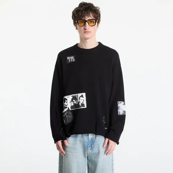 Wasted Paris Pulover Wasted Paris M Taunt Ripped Black L