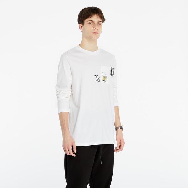 Puma Puma x Peanuts LS Tee White