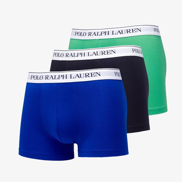 Ralph Lauren Ralph Lauren Stretch Cotton Classic Trunk 3-Pack Dark Navy/ Green/ Game Royal