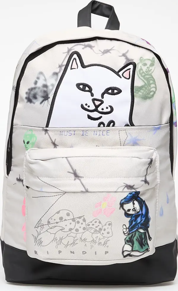 RIPNDIP RIPNDIP Goosebumps Velcro Backpack Bone Universal