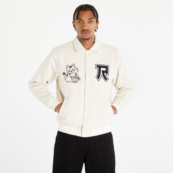 RIPNDIP RIPNDIP Lucky Nerm Varsity Jacket Cream