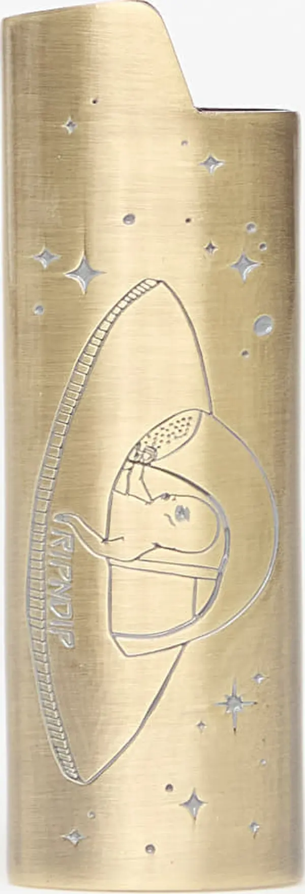 RIPNDIP RIPNDIP Same Shit Different Day Lighter Cover Silver Universal