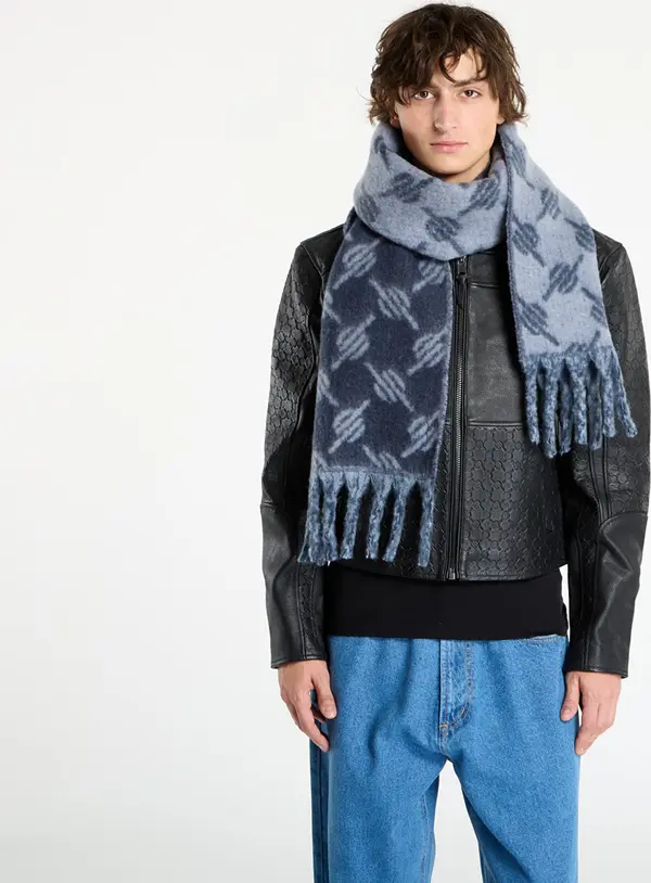 Daily Paper Šali Daily Paper Riyo Monogram Scarf Sky Captain Blue Universal