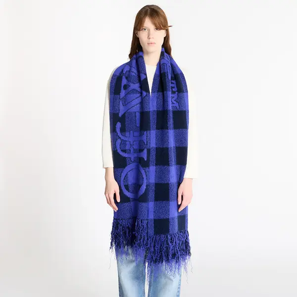 Off-White Šali Off-White Bookish Check S Cobalt Blue/ Light Blue Universal