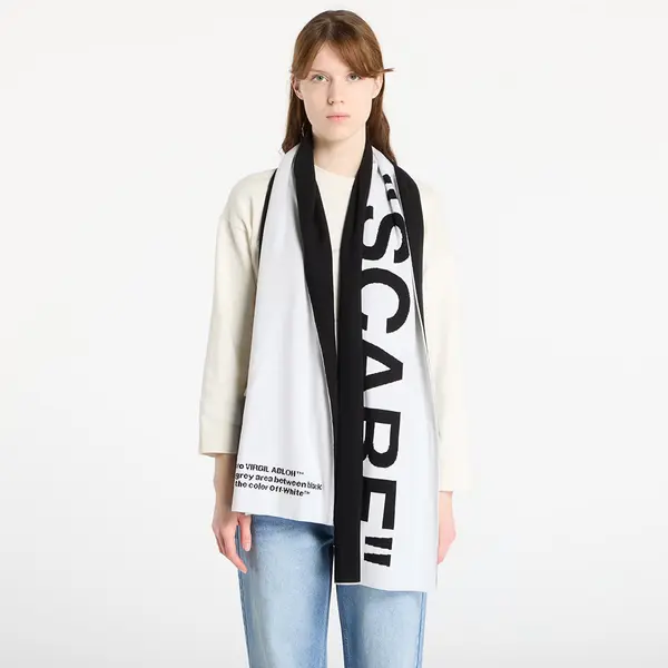 Off-White Šali Off-White Quotes Scarf White/ Black Universal