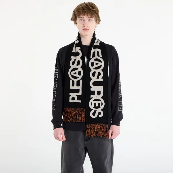 PLEASURES Šali PLEASURES Zine Scarf Black Universal