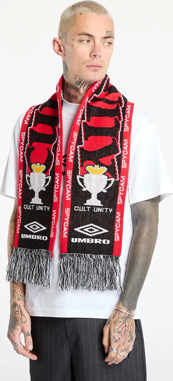 Umbro Šali Umbro Cult Unity Scarf Black/ Red Universal