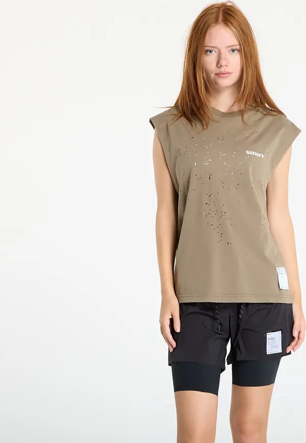 Satisfy Satisfy MothTech Muscle Tee UNISEX Aged Falcon L