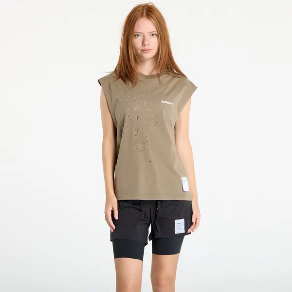 Satisfy Satisfy MothTech Muscle Tee UNISEX Aged Falcon XL