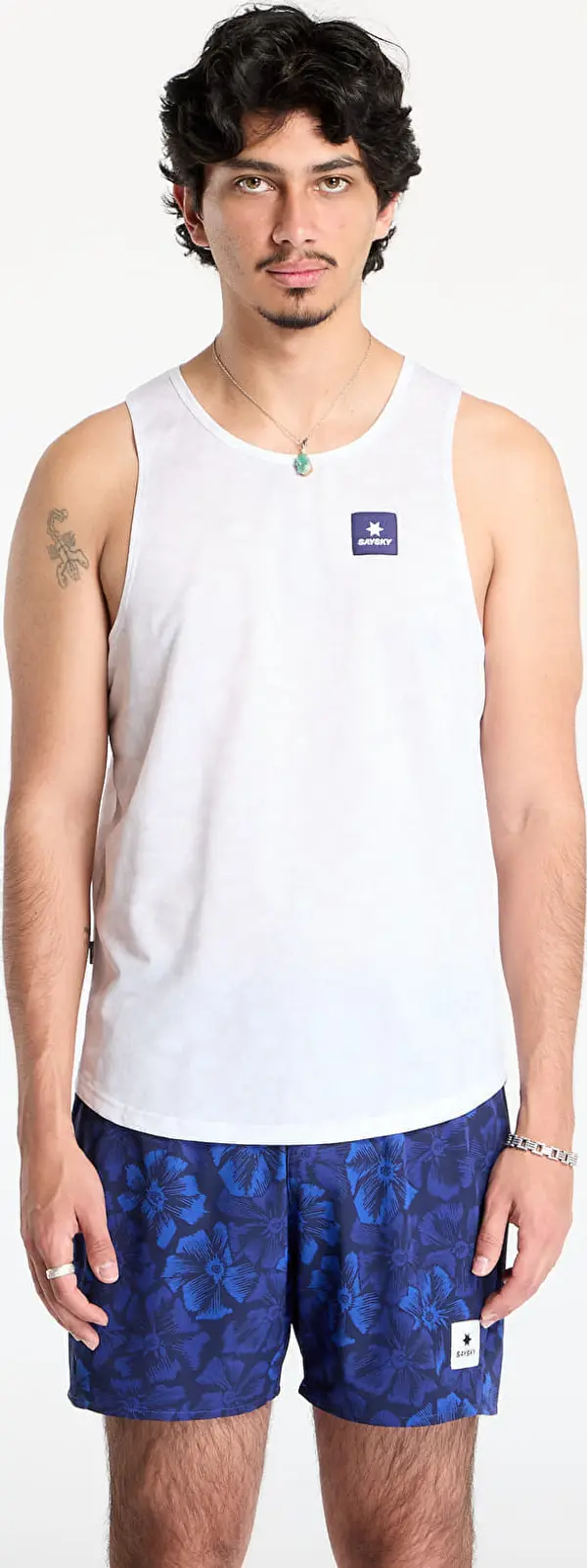 SAYSKY SAYSKY Flower Combat Singlet White AOP S