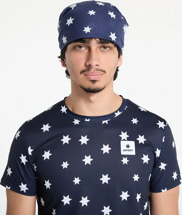 SAYSKY SAYSKY Running Bandana Blue/ White Aop Universal