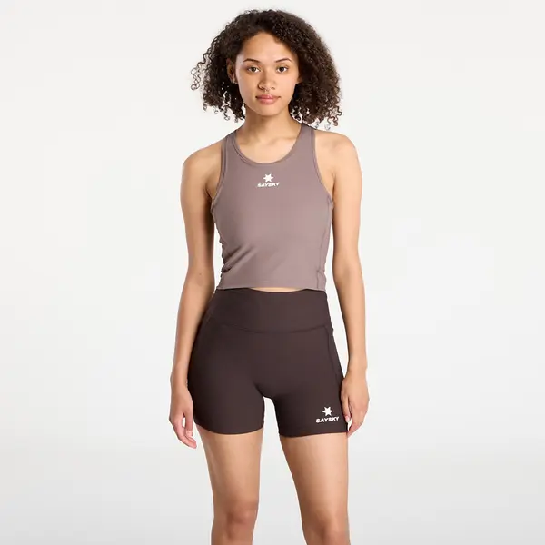 SAYSKY SAYSKY W Combat Rib Crop Top Taupe L