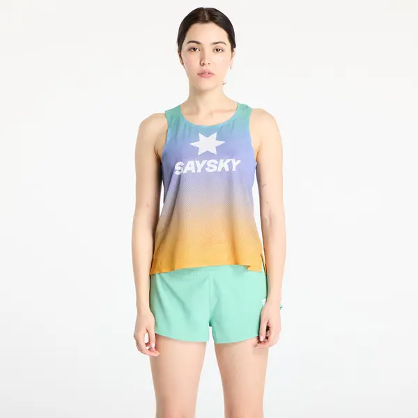 SAYSKY SAYSKY W Drip Dye Flow Air Singlet Purple Aop M
