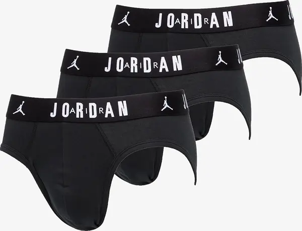 Jordan Slipy Jordan Jhm Flight Cotton Brief 3-Pack Black L