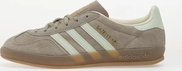 adidas Originals Sneakers adidas Gazelle Indoor W Silver Pebble/ Linen Green/ Gum5 EUR 40 2/3
