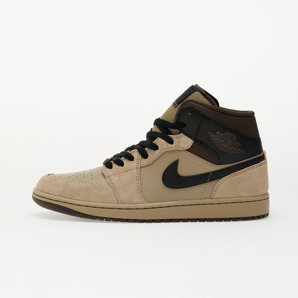 Jordan Sneakers Air Jordan 1 Mid Khaki/ Black-Baroque Brown EUR 43