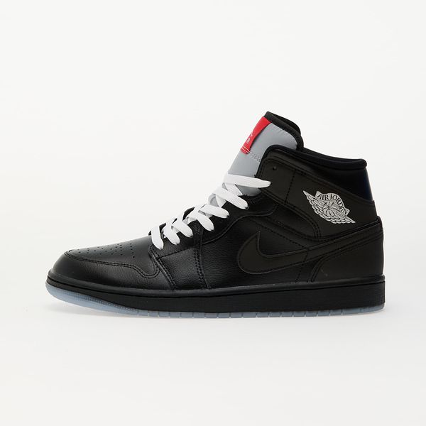 Jordan Sneakers Air Jordan 1 Mid Se Black/ Black-White-Wolf Grey-Fire Red-Mtlc Silver EUR 40