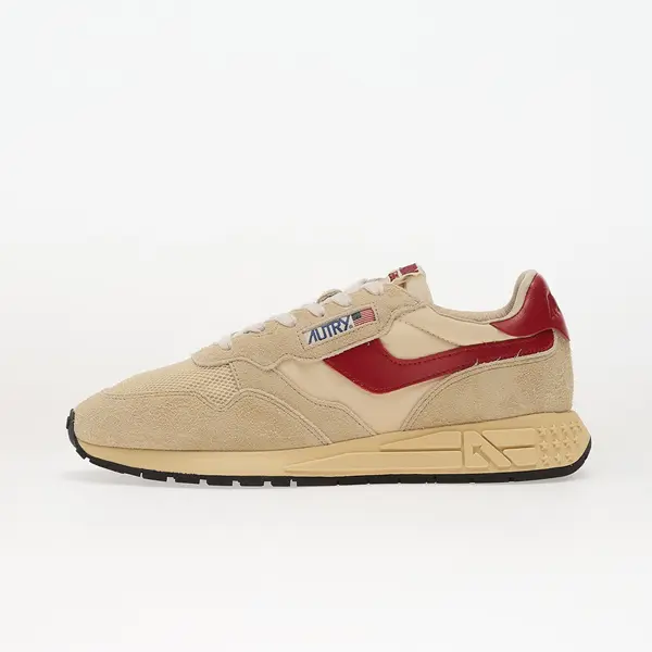 Autry Sneakers Autry Reelwind Low Man Suede/ Net Ecru/ Red EUR 43