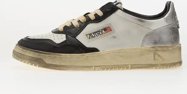 Autry Sneakers Autry Supvint Low Man Leat/ Leat White/ Black/ Sil EUR 44