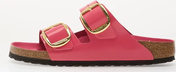 Birkenstock Sneakers Birkenstock Arizona Big Buckle Natural Leather Patent Women High-Shine Fuchsia Tulip EUR 36