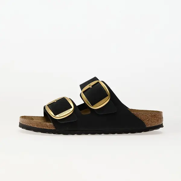 Birkenstock Sneakers Birkenstock Arizona Big Buckle Nubuk Leather Black EUR 37