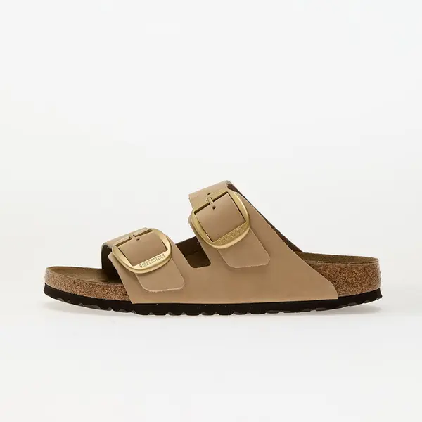 Birkenstock Sneakers Birkenstock Arizona Big Buckle Nubuk Leather Sandcastle EUR 39