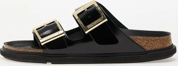 Birkenstock Sneakers Birkenstock Arizona Droplet Buckle Natural Leather Patent High-Shine Black EUR 36