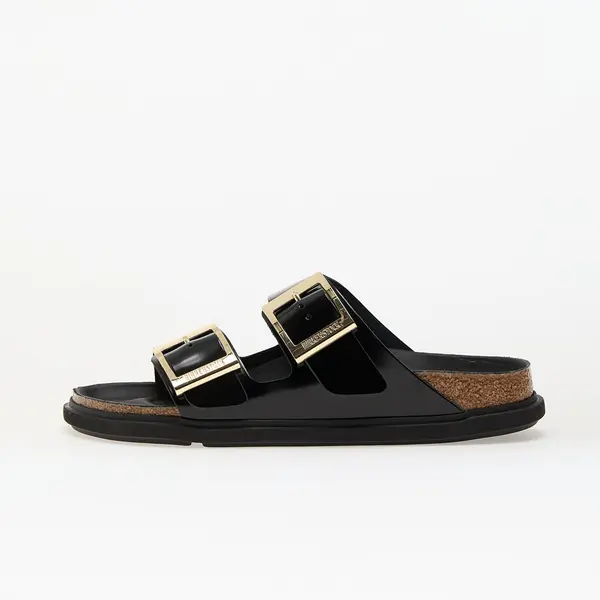 Birkenstock Sneakers Birkenstock Arizona Droplet Buckle Natural Leather Patent High-Shine Black EUR 37