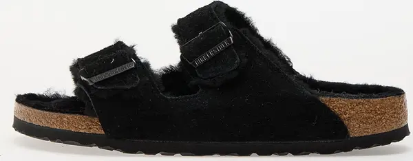 Birkenstock Sneakers Birkenstock Arizona Shearling Suede Leather/ Fur Black EUR 38