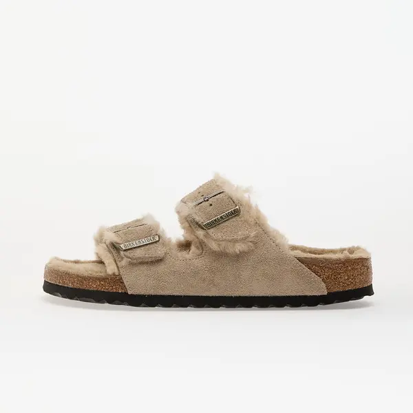 Birkenstock Sneakers Birkenstock Arizona Shearling Suede Leather/ Fur Taupe EUR 36