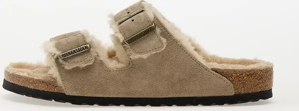Birkenstock Sneakers Birkenstock Arizona Shearling Suede Leather/ Fur Taupe EUR 44